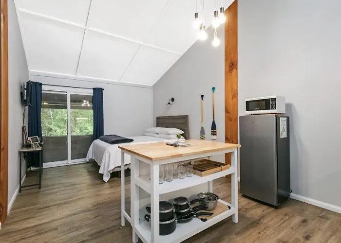 Studio met een Queen Size Bed